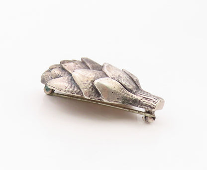 925 Sterling Silver Vintage Brooch Pin BREAKELL  Artichoke Sculpture  BP12542