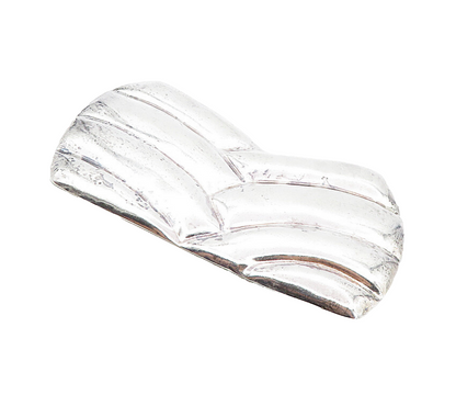 MEXICO 925 Sterling Silver  Vintage Shiny Chevron Pattern Brooch Pin  BP3145