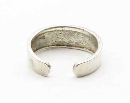 925 Sterling Silver  Vintage Shiny Lizards Petite Band Ring Sz 4  RG13554