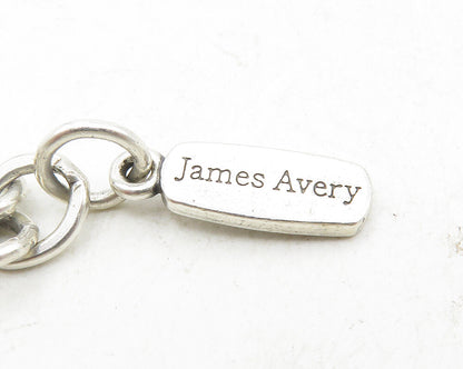JAMES AVERY 925 Sterling Silver Vintage Cross & Bible Charmed Bracelet  BT4300