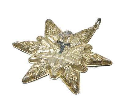 GORHAM 925 Silver  Vintage Antique Shiny Christmas Star Pendant  PT16370