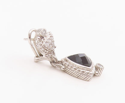 925 Sterling Silver Vintage Earrings JUDITH RIPKA Gemstone Single Pieces EG14292