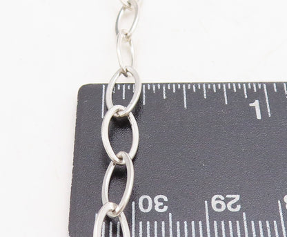 SILPADA 925 Sterling Silver  Vintage Two Tone Floral Chain Necklace  NE2283