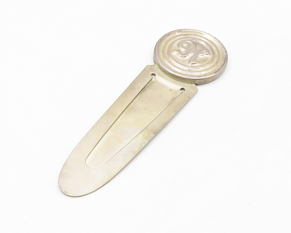 DUCHIN 925 Sterling Silver  Vintage Embossed H Initial Book Mark  TR2005