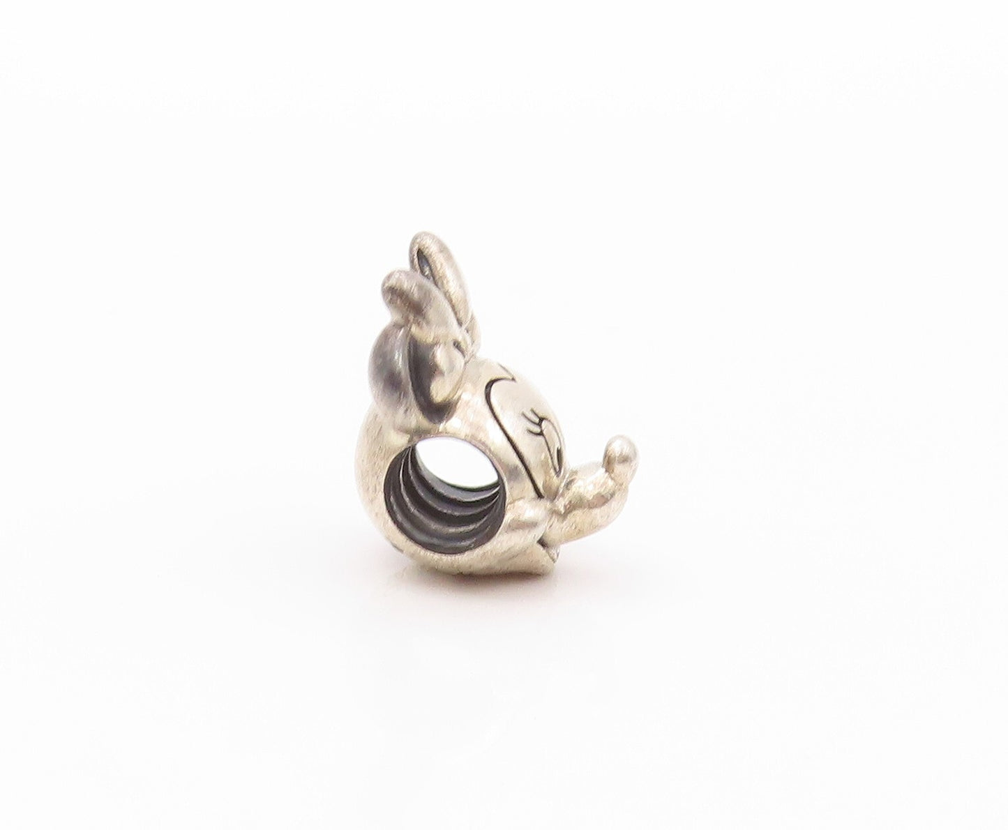 925 Sterling Silver Vintage Pendant PANDORA Dark Tone Mini Mouse Charm  PT23951
