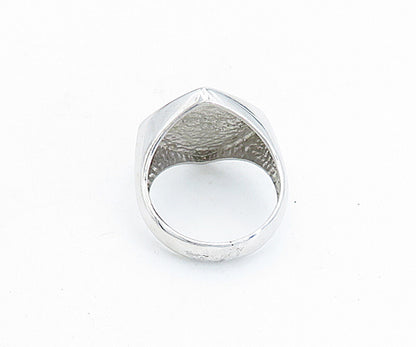 925 Sterling Silver  Shiny Square Celtic Knot Cocktail Ring Sz 11  RG5661