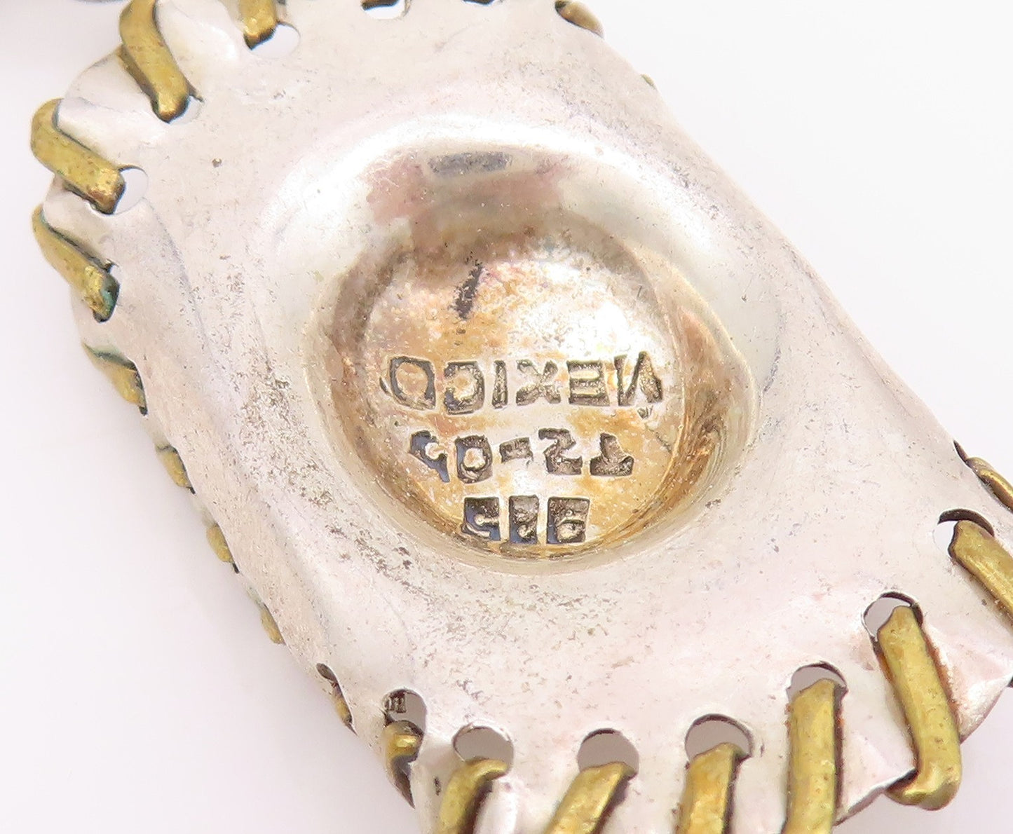 925 Sterling Silver Vintage Earrings MEXICO Dangling Cutout Cowboy Hat  EG13624