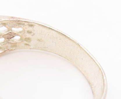 925 Sterling Silver Vintage Ring Etched Initial C Monogram Band  Sz 11  RG34906