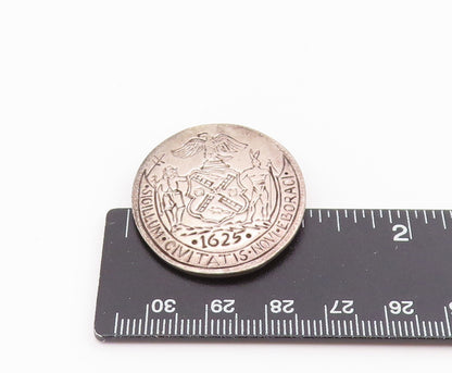 925 Sterling Silver Vintage Brooch Pin 1625 Seal Of New York City   BP12161