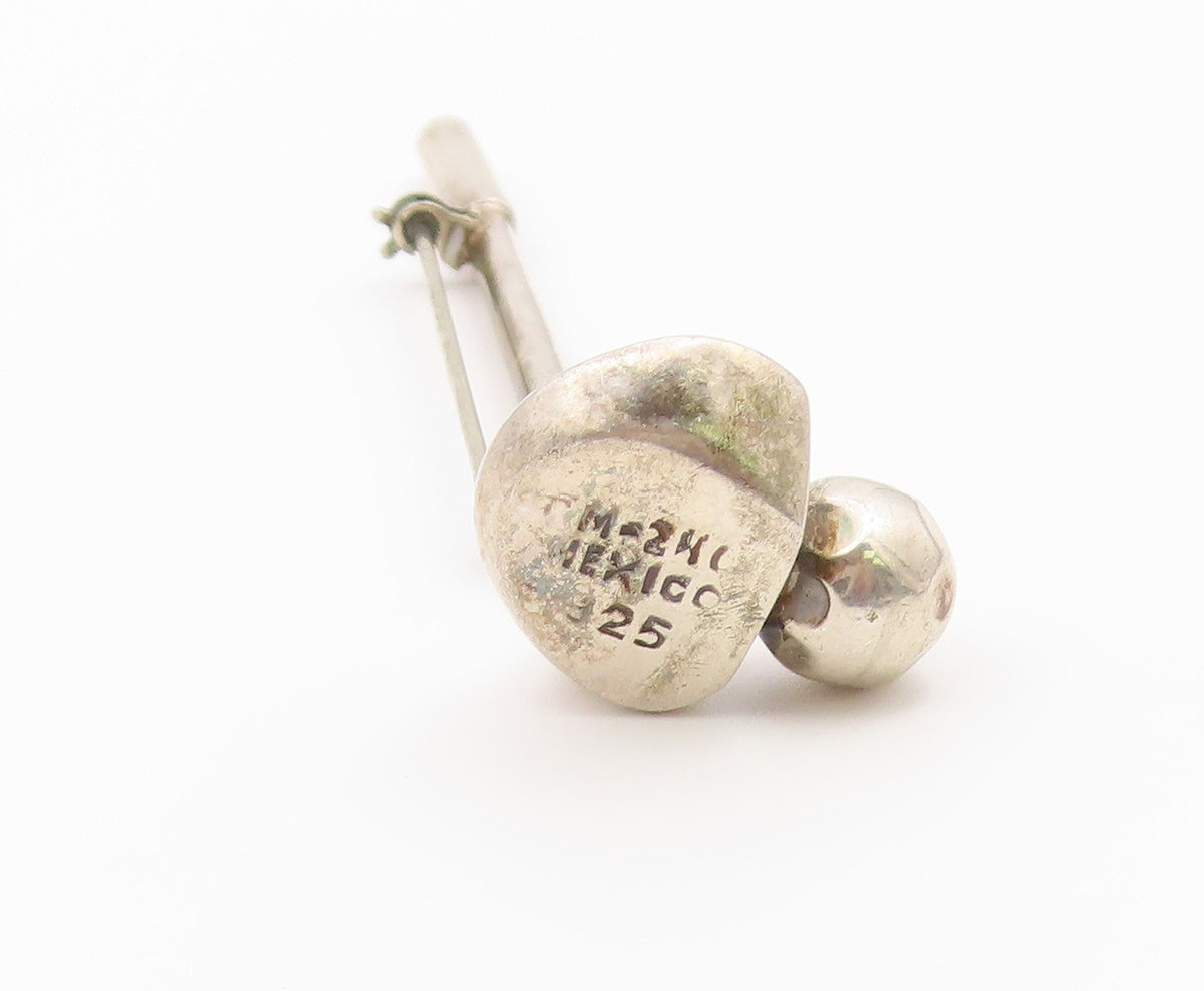 925 Sterling Silver Vintage Brooch Pin TAXCO MEXICO Golf Club & Ball  BP12627