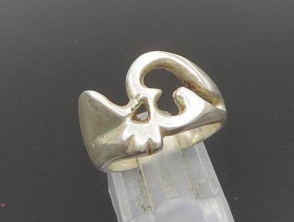 925 Sterling Silver  Vintage Arabic Calligraphy Band Ring Sz 6  RG24298
