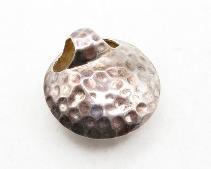 SILPADA 925 Sterling Silver  Vintage Dark Tone Hollow Hammered Pendant  PT9916