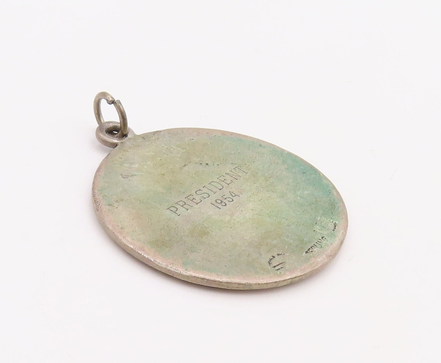 925 Sterling Silver Vintage Pendant 1956 Antique Women Golf Association  PT23575