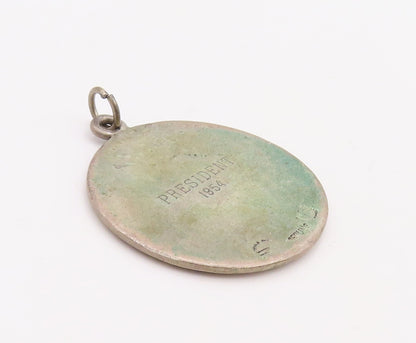 925 Sterling Silver Vintage Pendant 1956 Antique Women Golf Association  PT23575