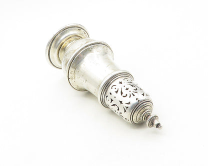 TIFFANY & CO. ENGLAND 925 Silver  Vintage Shiny Muffineer Sugar Shaker  TR1788