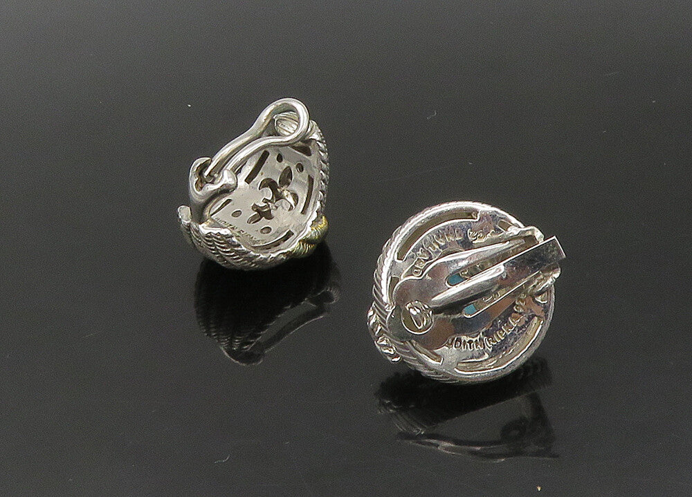 JUDITH RIPKA 925 Sterling Silver Vintage Multi Stone Lot Single Earrings EG11321