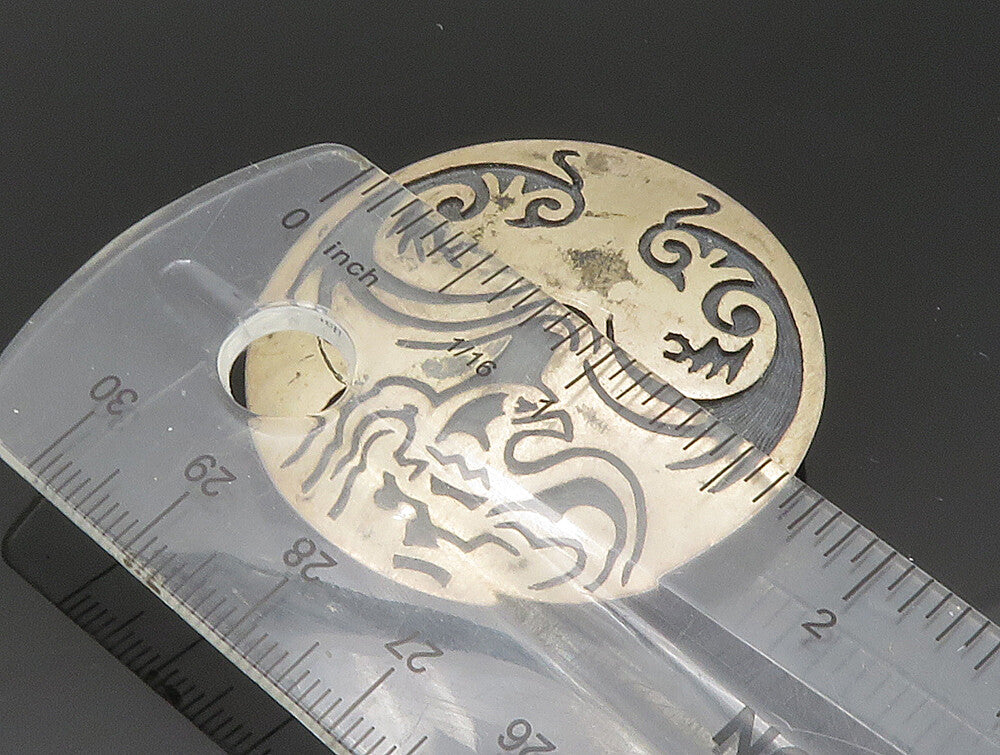 JAY HUMEYESTEWA 925 Sterling Silver Vintage Hopi  Eagle Wave Brooch Pin  BP9381
