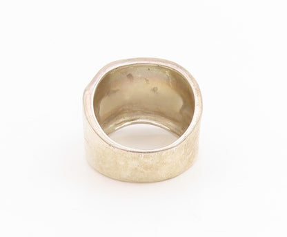925 Sterling Silver Vintage Ring SILPADA Etched Statement Band  Sz 9.5  RG34761
