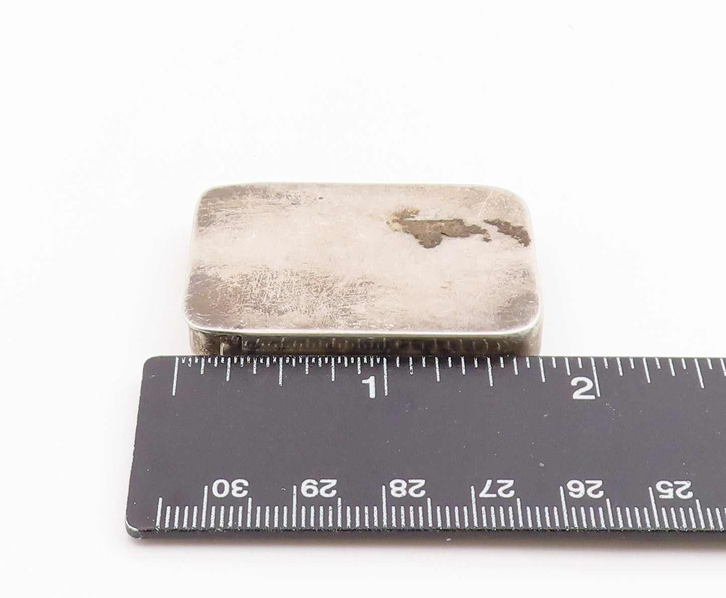 925 Sterling Silver Vintage Match Safe R. BLACKINGTON Vesta Case OPENS  TR4245