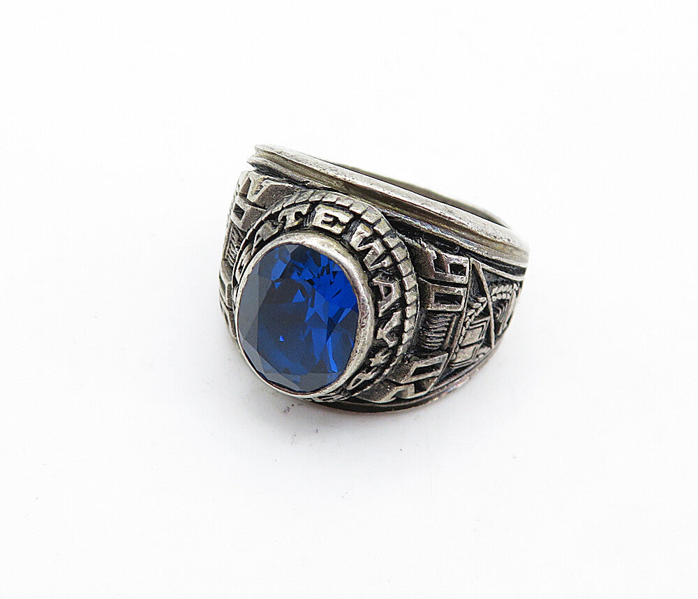 REED 925 Silver  Blue Topaz Gateway I.S. 364 2006 Class Ring Sz 7  RG7061