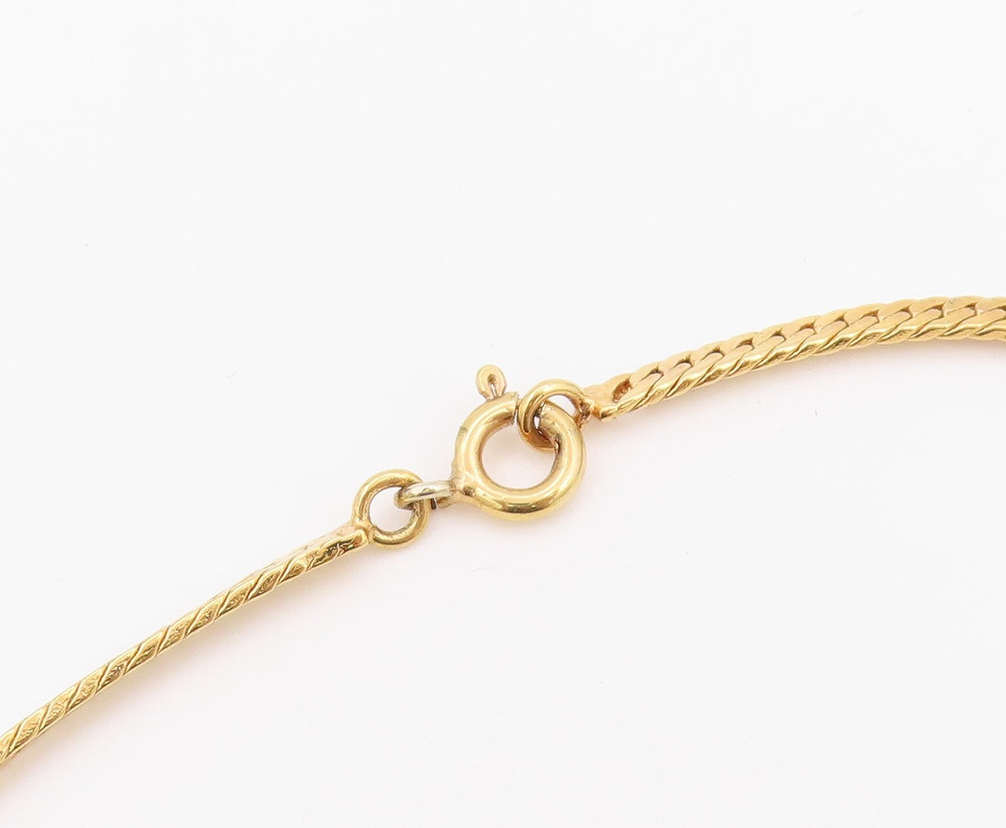 925 Sterling Silver Vintage Necklace Gold Plated Real Diamonds & Sapphire NE4927