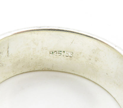 925 Sterling Silver  Shiny Polished Rope Twist Band Ring Sz 9.5  RG15084