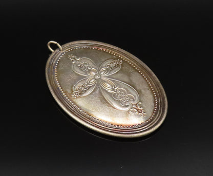 TOWLE 925 Silver  Vintage 1972 Hollow Dove Birds & Cross Drop Pendant  PT21475