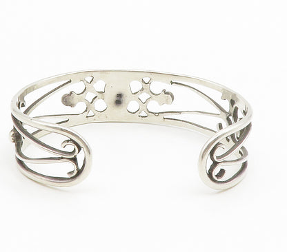 RAMON ALBERT HOPI 925 Sterling Silver Vintage Turquoise Cuff Bracelet BT5878