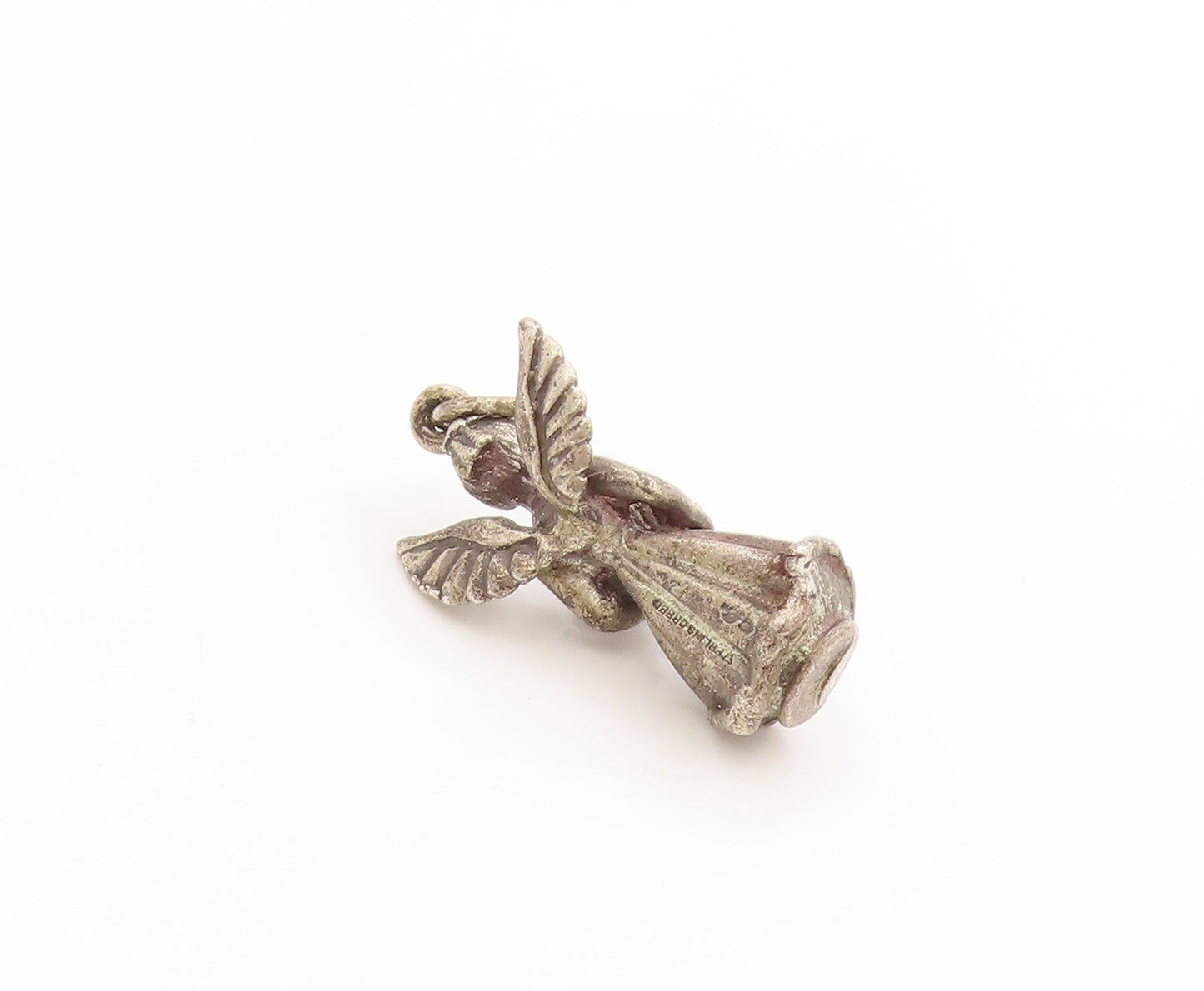 925 Sterling Silver Vintage Pendant Guardian Angel of September Charm  PT25020