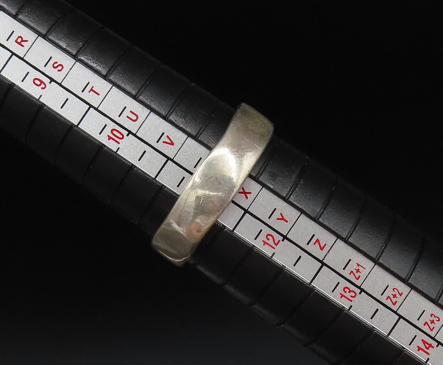 CAROLYN POLLACK 925 Silver  Vintage Chinese Character Dent Ring Sz 11  RG25962