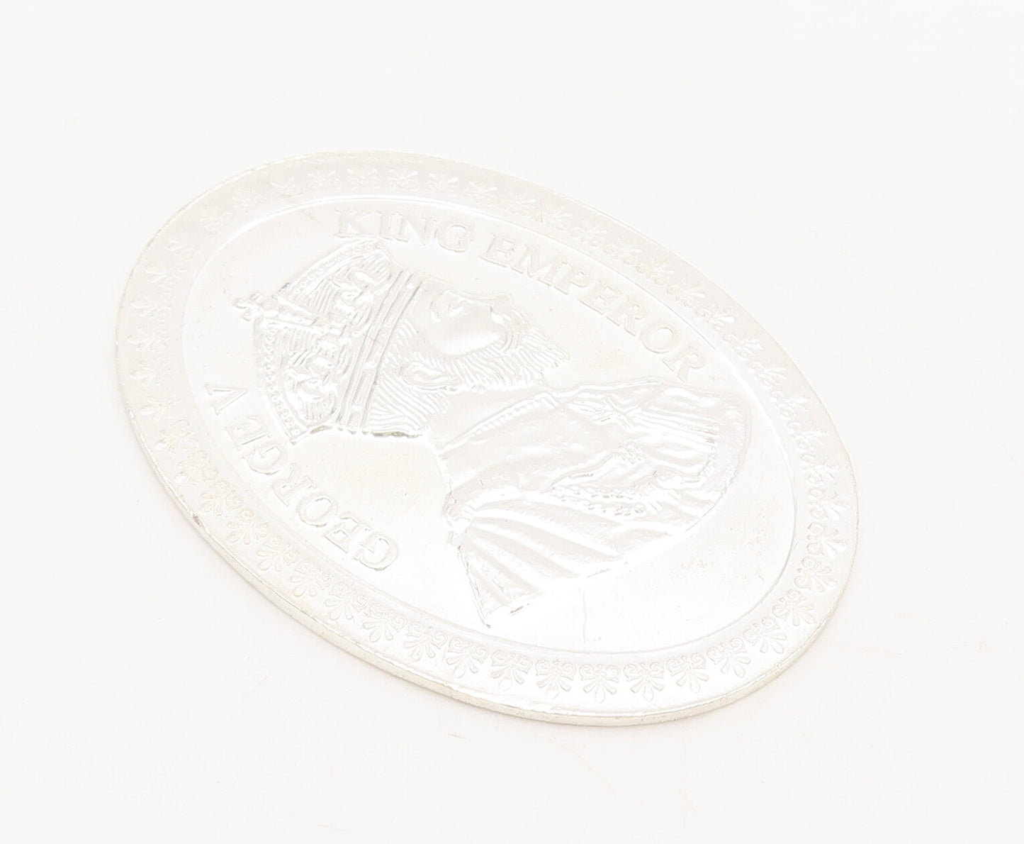 925 Sterling Silver Vintage Coin Victorian Marriage Blessing Solid Coin TR3689