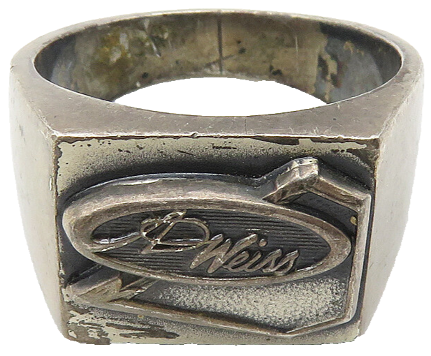 LG BALFOUR 925 Sterling Silver Vintage Antique Oxidized Band Ring Sz 10  RG10392