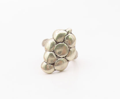 925 Sterling Silver Vintage Ring BUCCELLATI Antique Pebble Band  Sz 3.5  RG36405