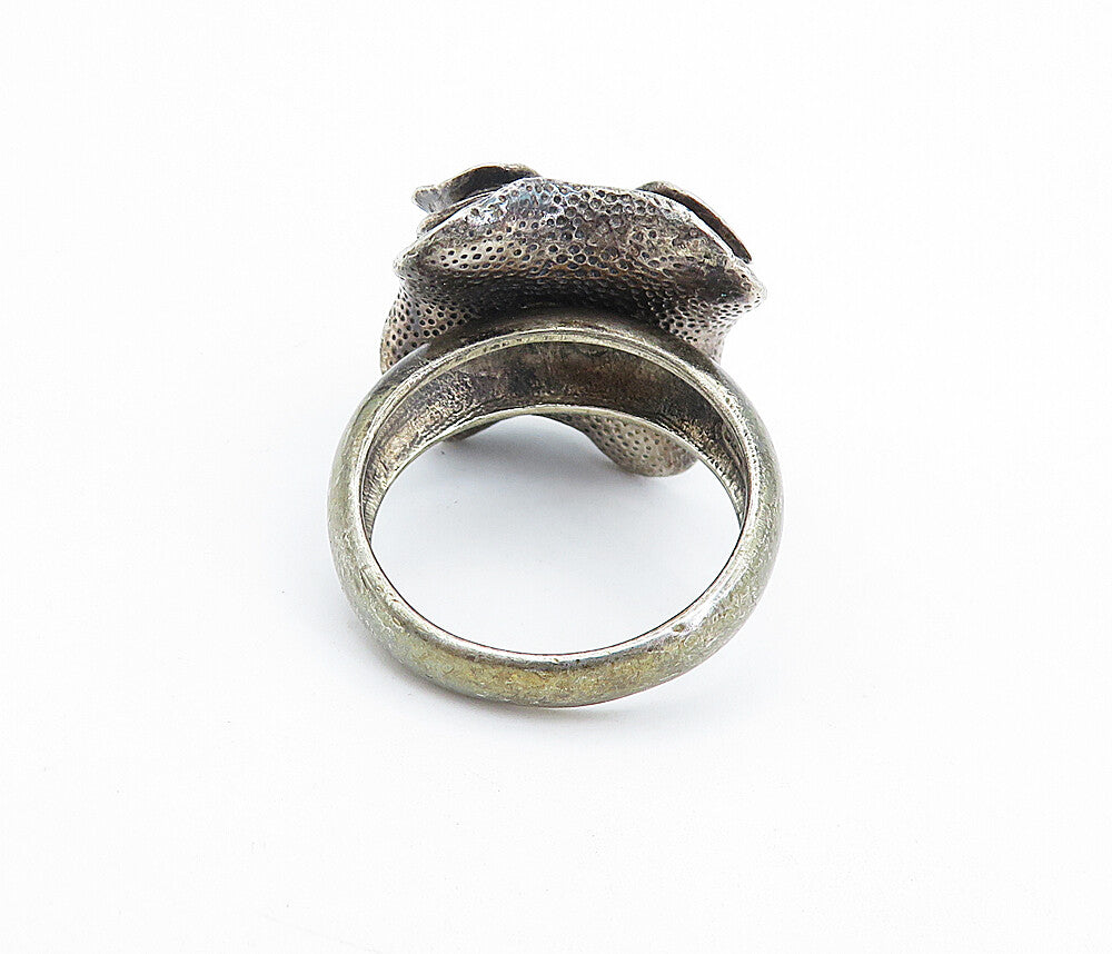 SILPADA 925 Silver  Vintage Dark Tone Sculpted Statement Ring Sz 11  RG7675