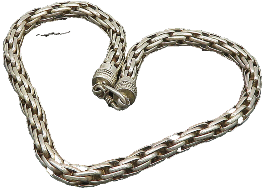925 Sterling Silver Vintage Bold Rope Solid Weave Chain Necklace  NE3819