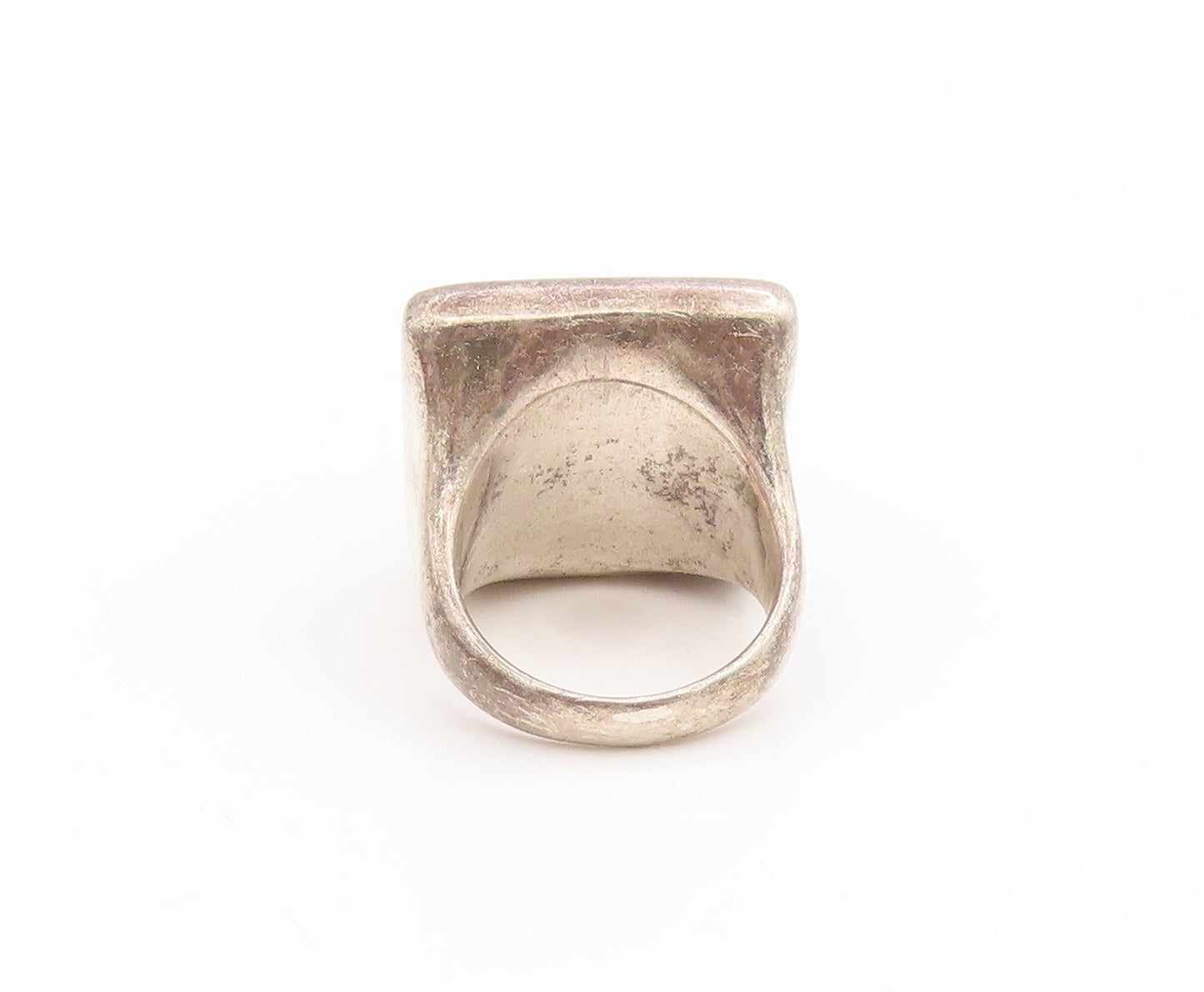 925 Sterling Silver Vintage Ring RLM STUDIO Rhodonite Pyramid  Sz 7  RG34386