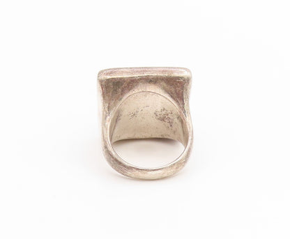 925 Sterling Silver Vintage Ring RLM STUDIO Rhodonite Pyramid  Sz 7  RG34386