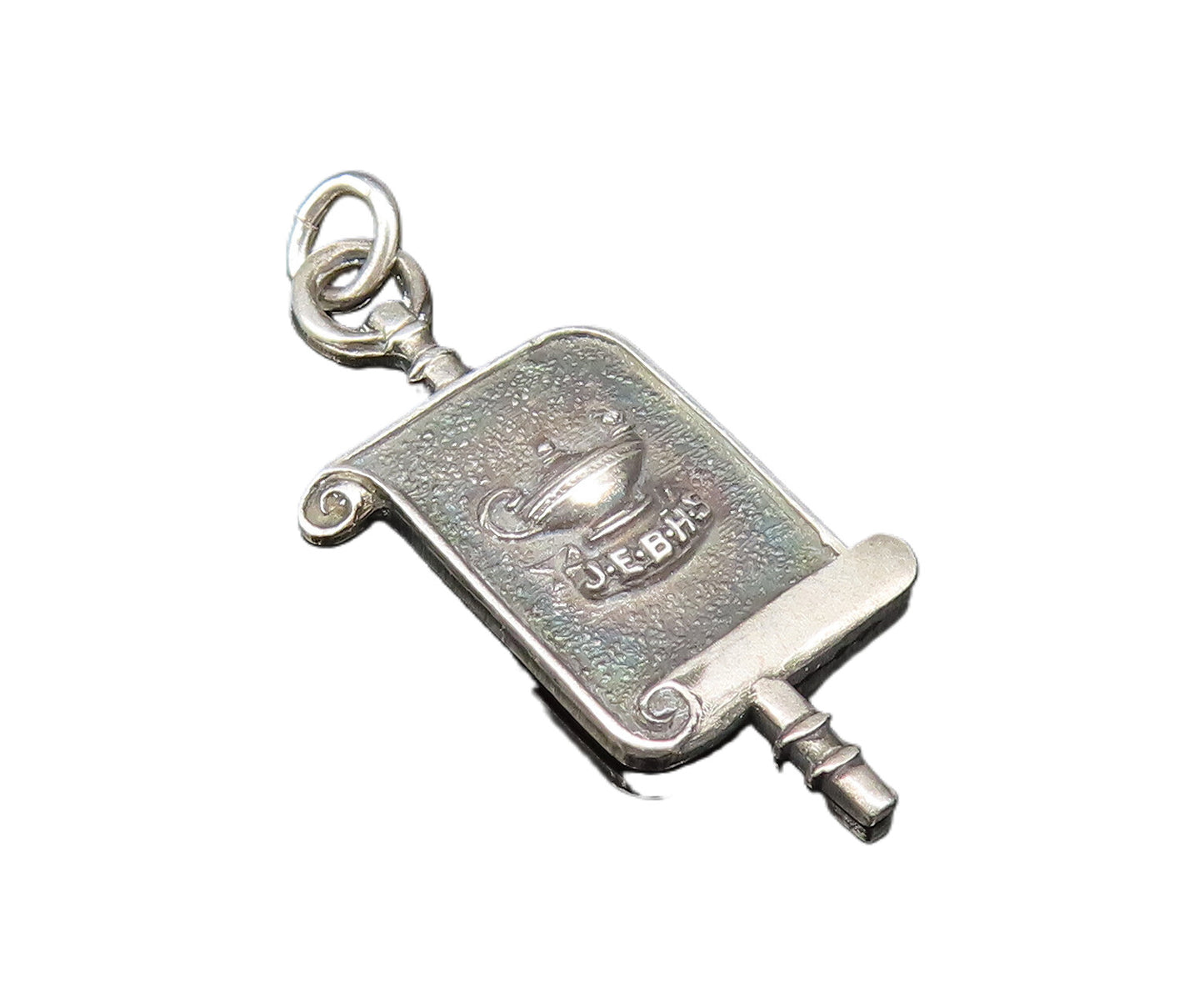 925 Sterling Silver  Vintage Antique 1966 J.E.B.H.S Teapot Pendant  PT20925