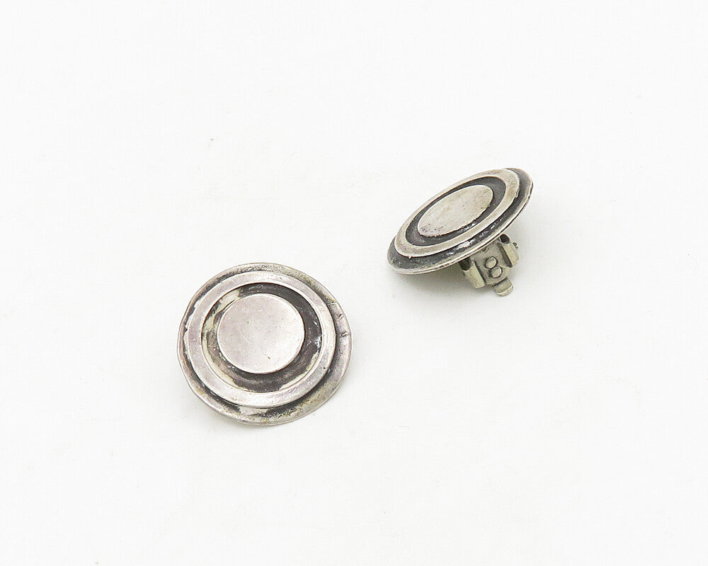925 Sterling Silver Vintage Non Pierce Clip on Earrings EG9402