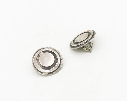 925 Sterling Silver Vintage Non Pierce Clip on Earrings EG9402