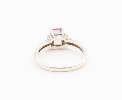 925 Sterling Silver Vintage Ring Elegant Ametrine & Topaz Band  Sz 9  RG36454