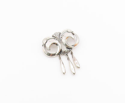 KORDES LICHTENFELS GERMANY 925 Silver  Vintage Multi Spiral Brooch Pin  BP9663