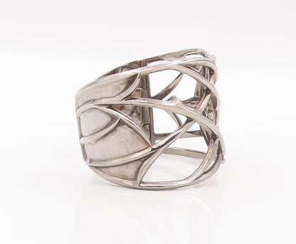 925 Sterling Silver Vintage Bracelet STEPHEN WEBSTER Cutout Rare Phoenix BT10458