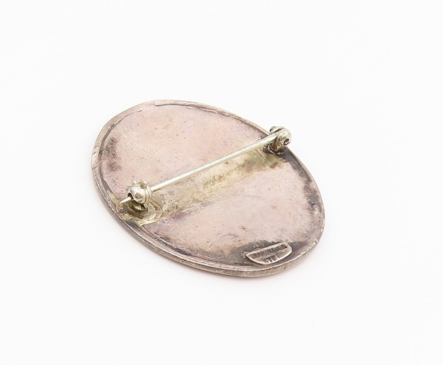 925 Sterling Silver Vintage Brooch Pin 1625 Seal Of New York City   BP12161