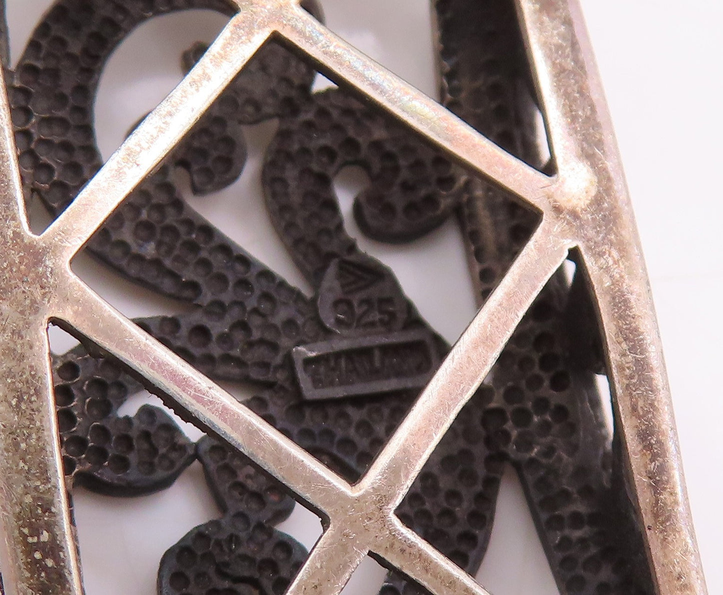 925 Sterling Silver Vintage Pendant SILPADA Swirly Design Cutout  PT24643