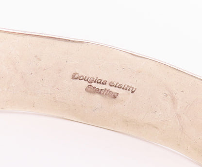 925 Sterling Silver Vintage Bracelet DOUGLAS ETSITTY NAVAJO Bangle  BT10581
