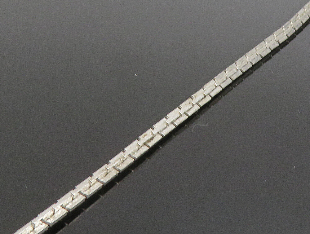 925 Sterling Silver  Vintage Minimalist Double Swirl Collar Necklace  NE3854