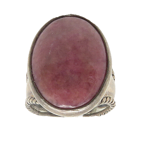 CAROLYN POLLACK RELIOS 925 Silver Vintage Rhodonite Ring Sz 9.5 RG18328