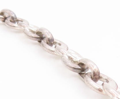 925 Sterling Silver Vintage Necklace LINKS OF LONDON Love Heart Toggle  NE4825