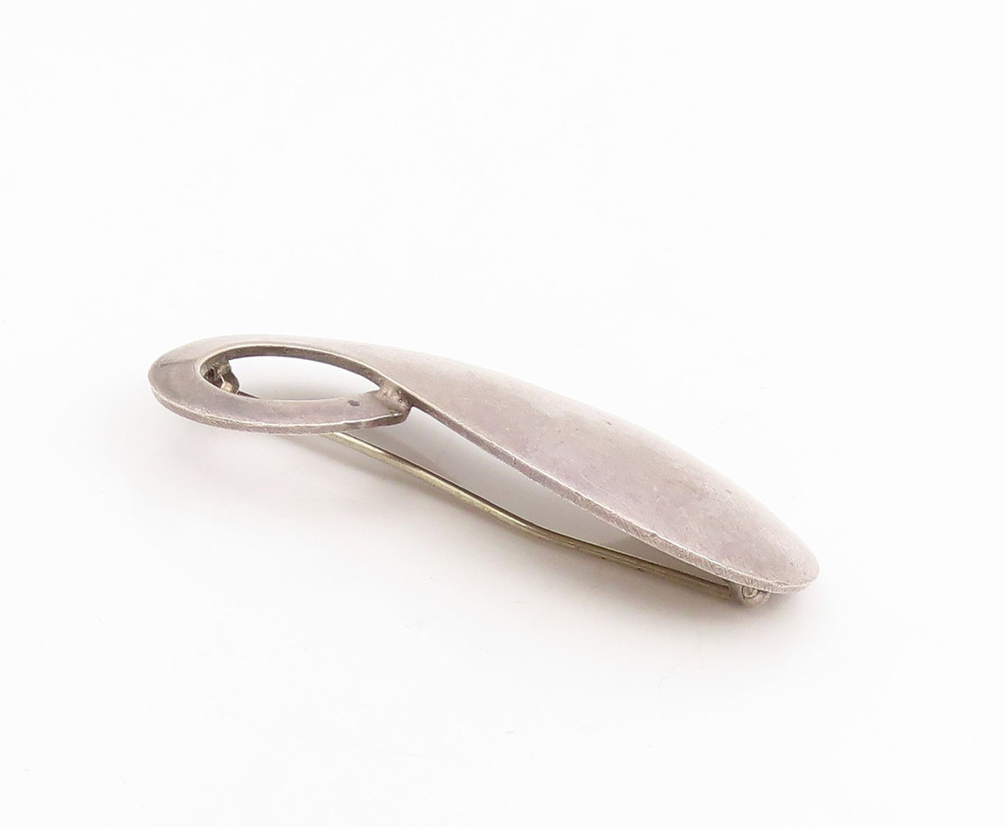 925 Sterling Silver Vintage Brooch DRAGSTED DENMARK Curved Blade Pin  BP12008